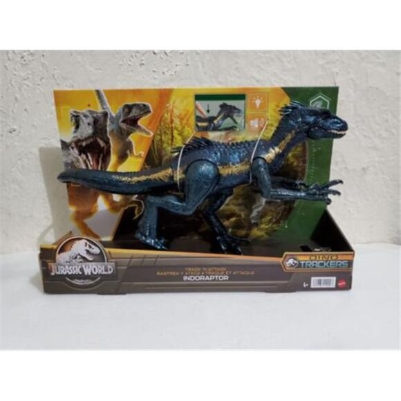 Jurassic World Dominion Track N Attack Indoraptor Action Figure Collection - Picture 2 of 4
